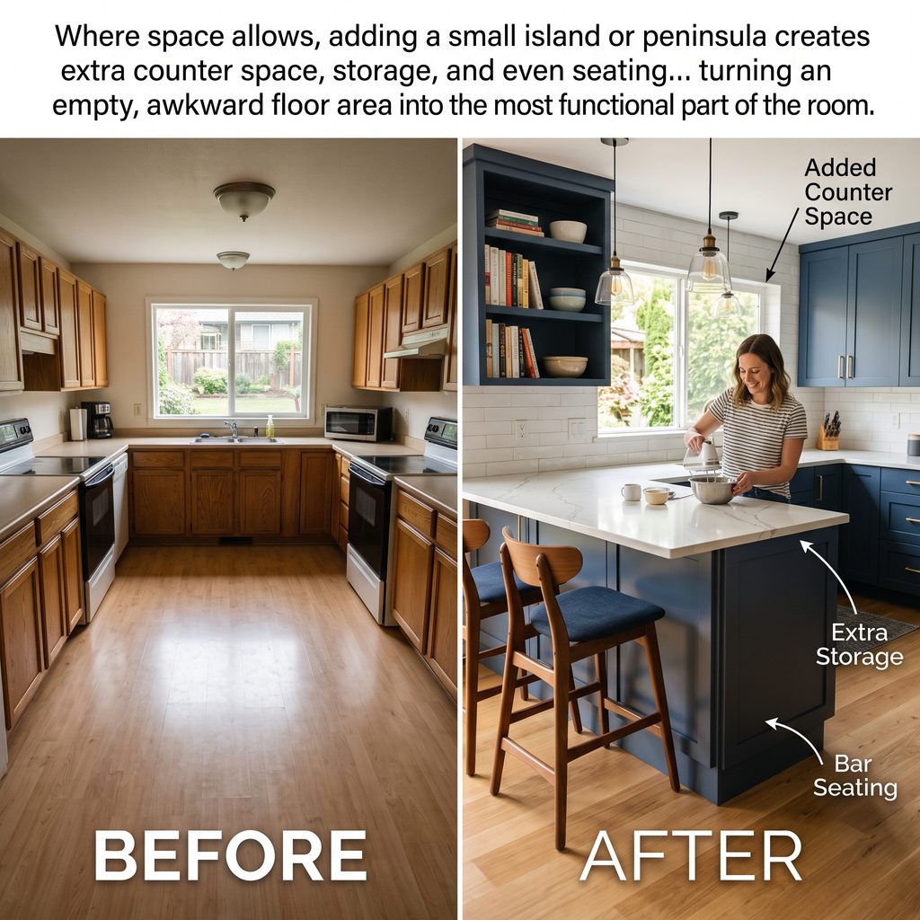 Before & After Small Kitchen
