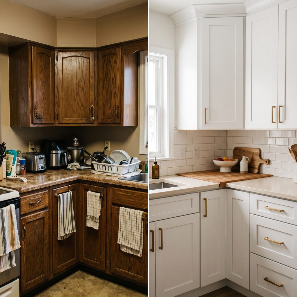 Before & After Small Kitchen